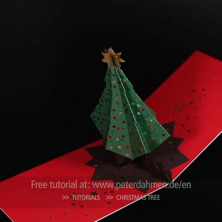 3D Christmas Tree Pop-Up Card