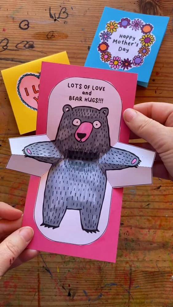 Adorable Bear Hugs Pop-Up Card Project
