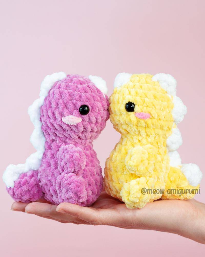 Adorable Chunky Crochet Dinosaurs