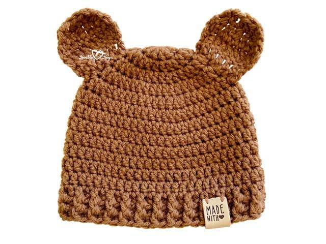 Adorable Crochet Bear Ear Hat