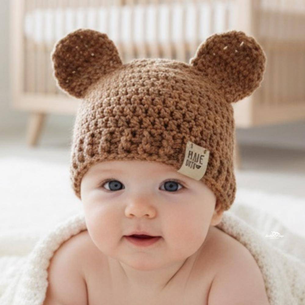 Adorable Crochet Bear Hat for Babies