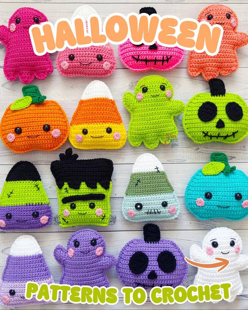 Adorable Crochet Halloween Amigurumi Figures