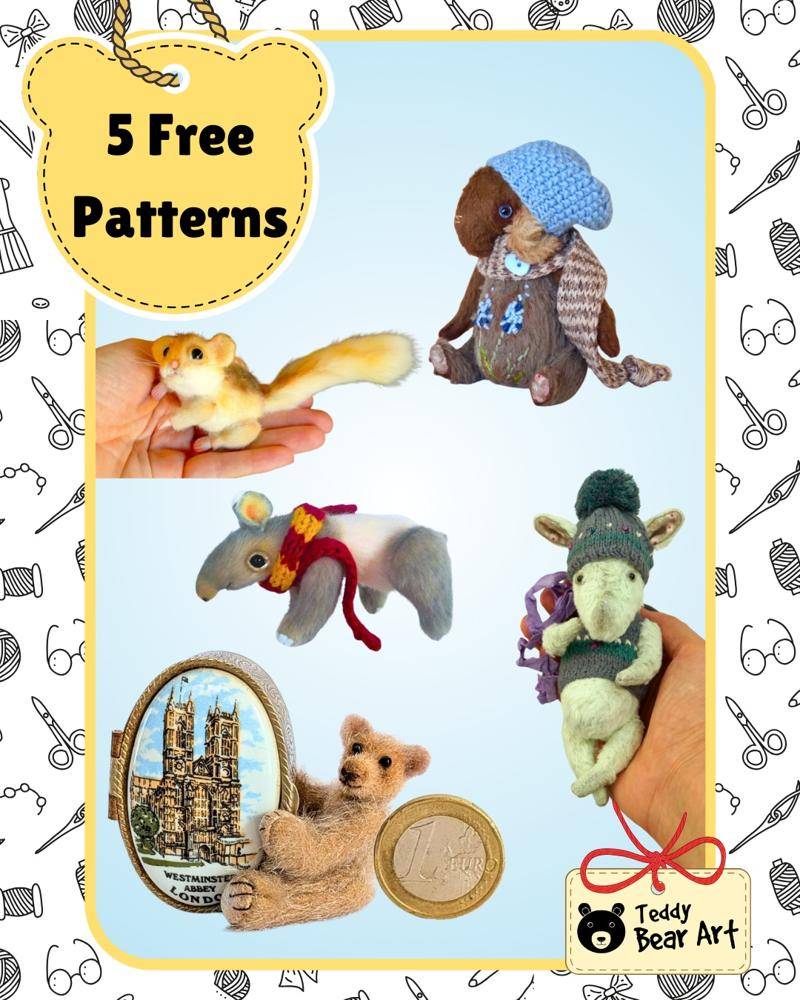 Adorable Needle-Felted Animal Friends Collection