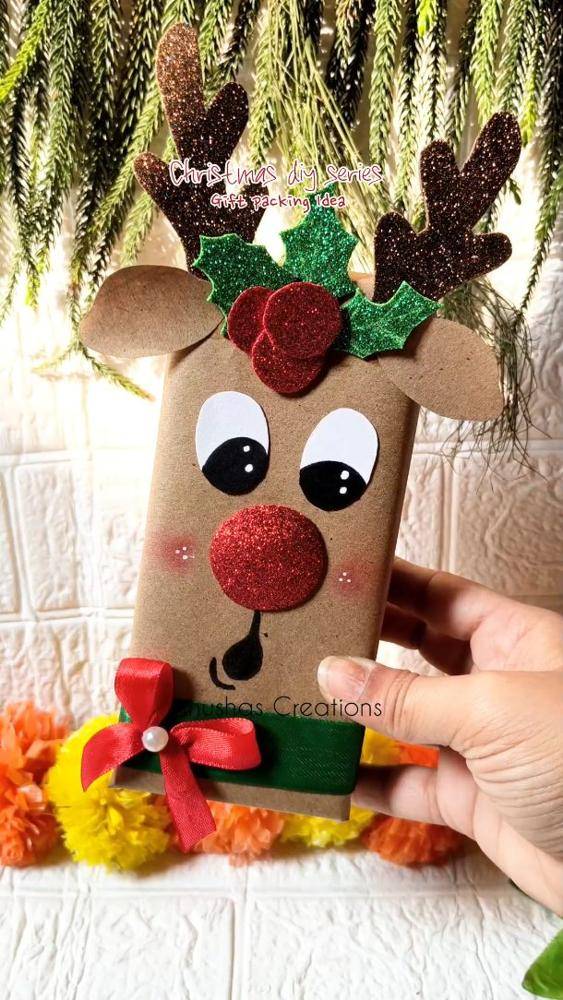 Adorable Reindeer Gift Packaging Idea