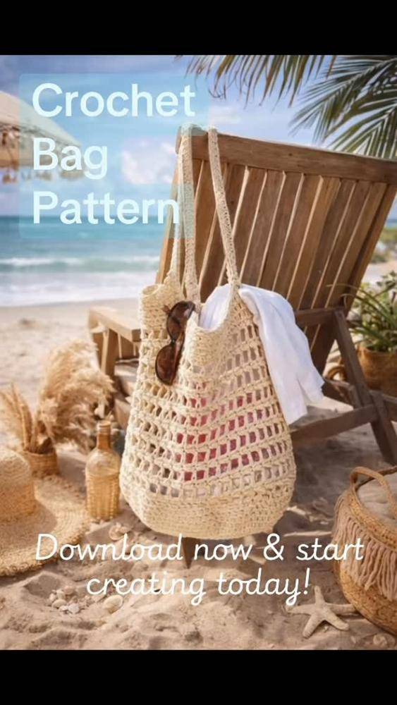 Beach-Ready Crochet Tote Bag Project