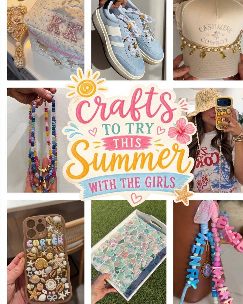 Beaded Name Keychain Craft
