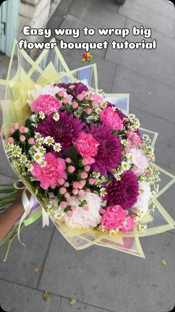 Beautifully Wrapped Floral Bouquet Tutorial
