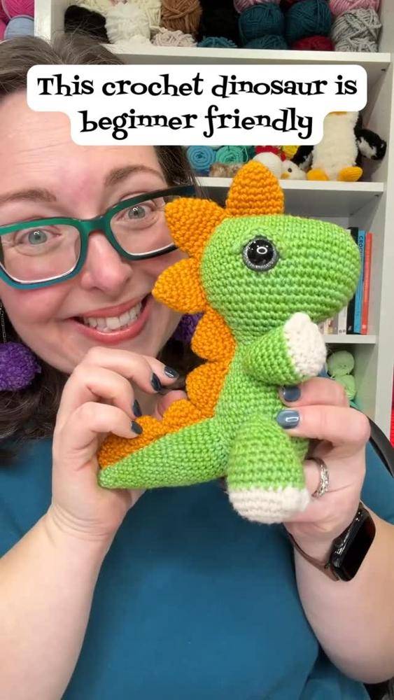 Beginner-Friendly Crochet Dinosaur Amigurumi