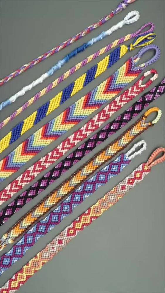 Boho-Chic Friendship Bracelets Craft
