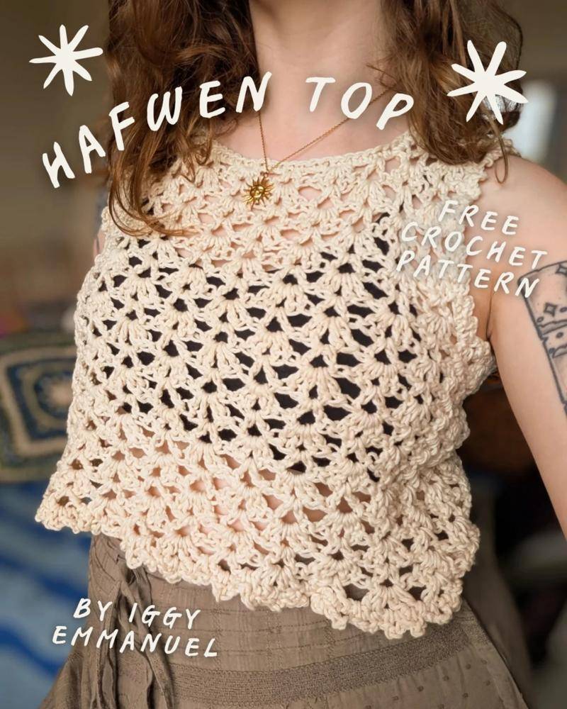 Boho Openwork Crochet Tank Top