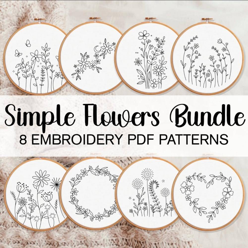 Botanical Embroidery Hoop Art Project
