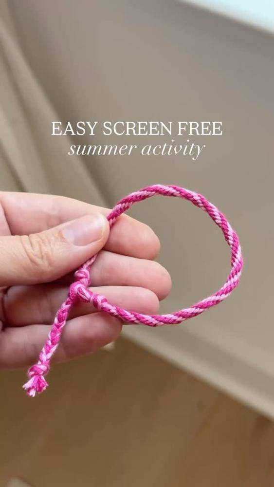 Braided Friendship Bracelet Craft
