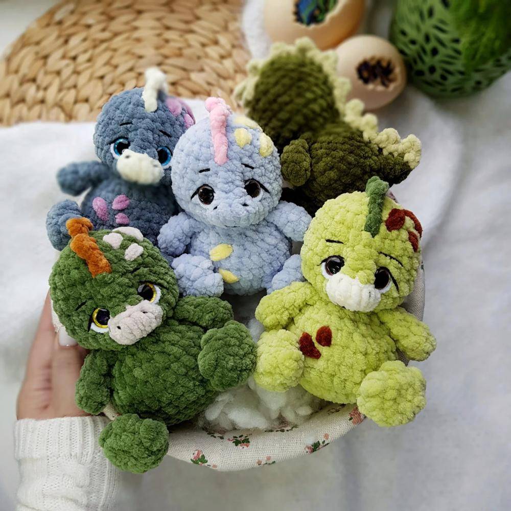 Charming Amigurumi Crochet Dinosaurs