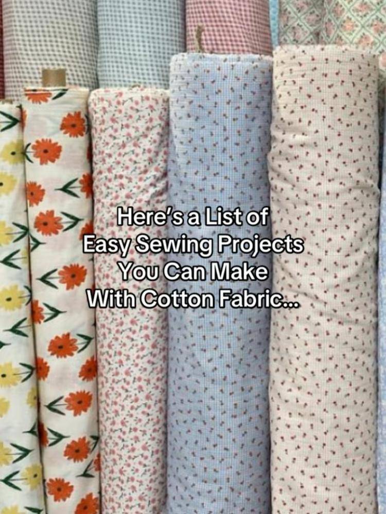 Charming Cotton Fabric Projects for Beginners