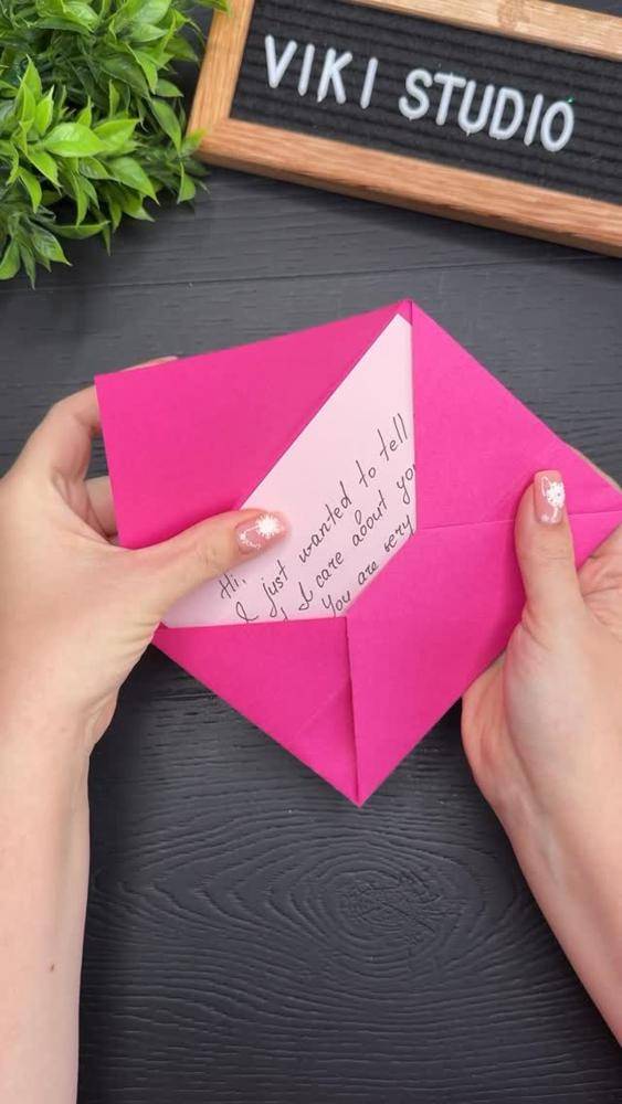 Charming Folded Paper Envelope Tutorial