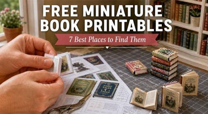 Charming Miniature Book Cover Craft Project