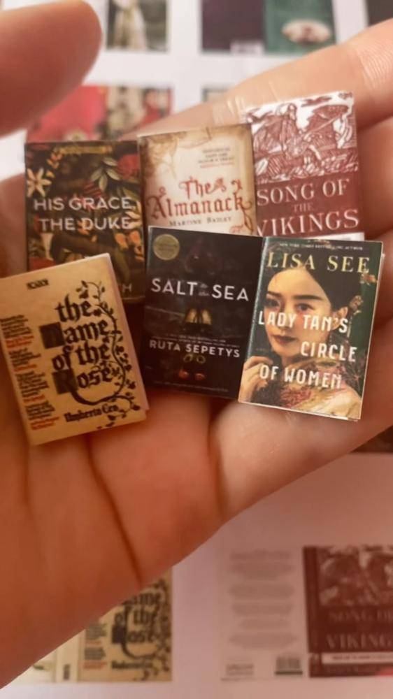 Charming Miniature Book Cover Printables