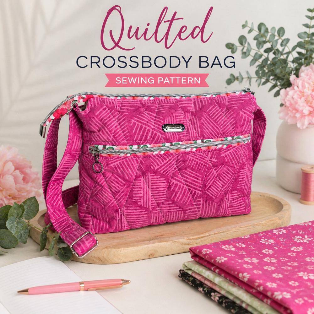 Chic Quilted Crossbody Bag Sewing Project