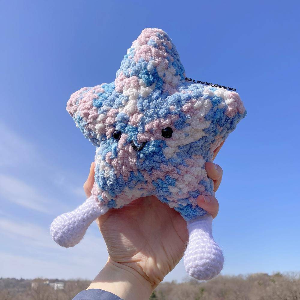 Chubby Crocheted Star with Legs