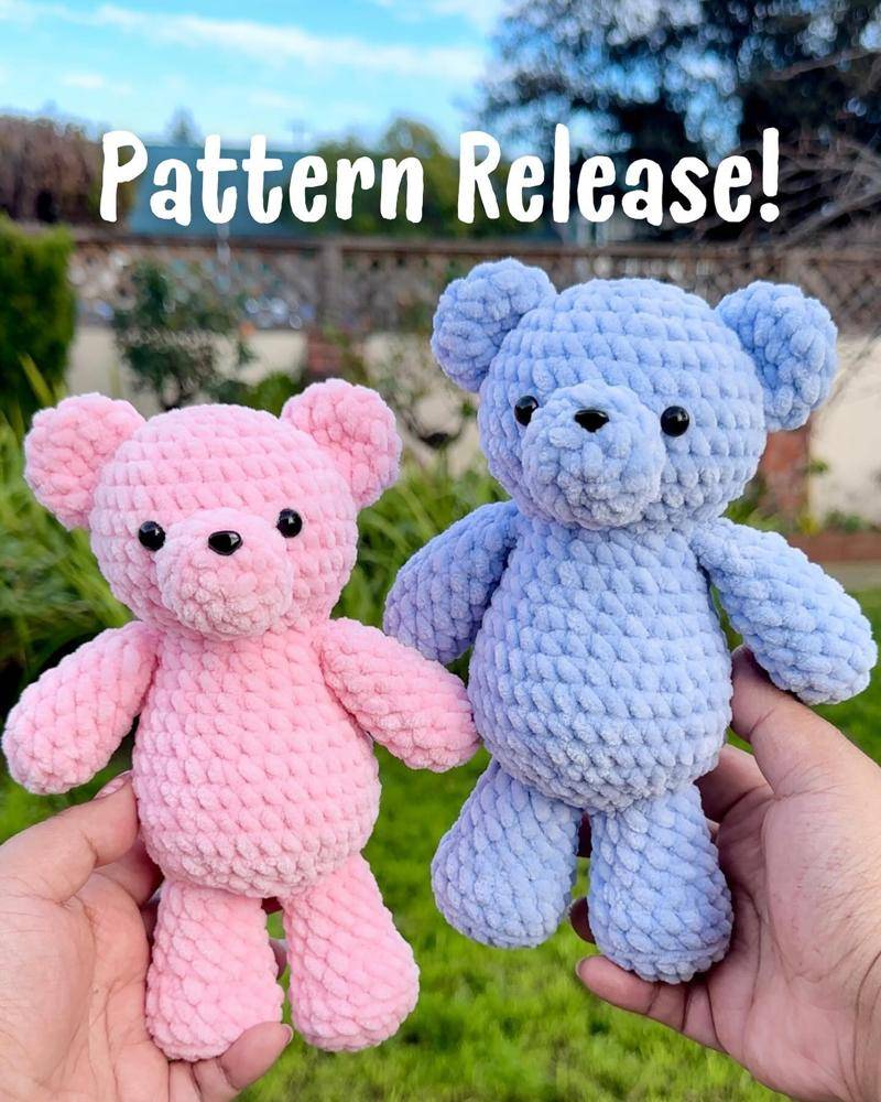 Chunky Crochet Teddy Bear Amigurumi