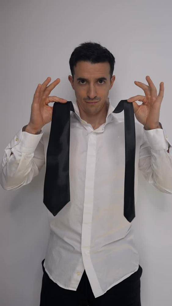 Classic Black Silk Tie Project