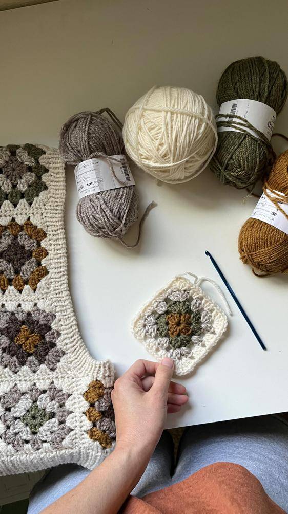 Classic Granny Square Crochet Motifs