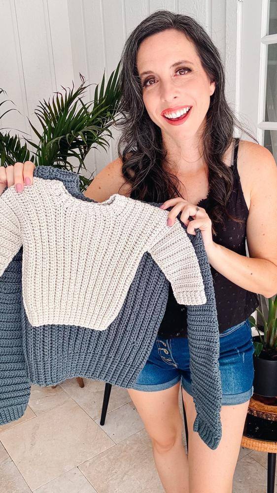 Classic Ribbed Crochet Baby Cardigan