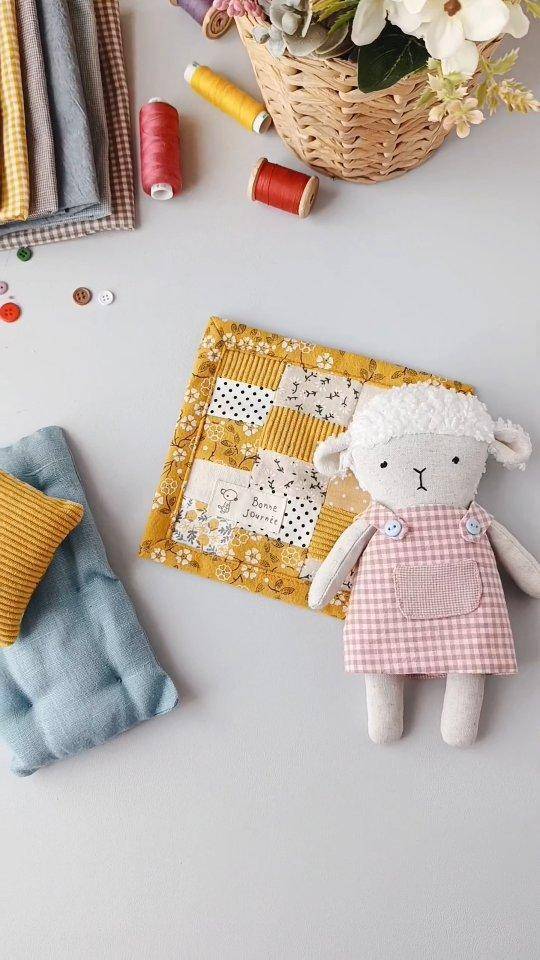 Cozy Sheep Doll Sewing Project