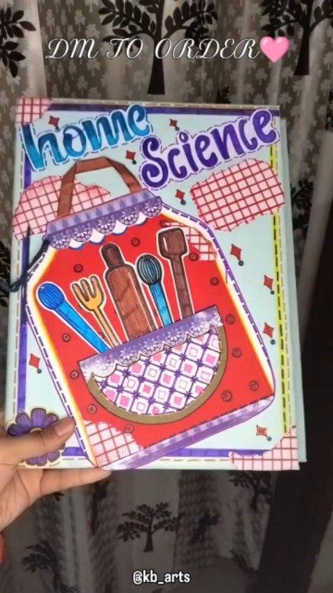 Creative Home Science Project File Decoration