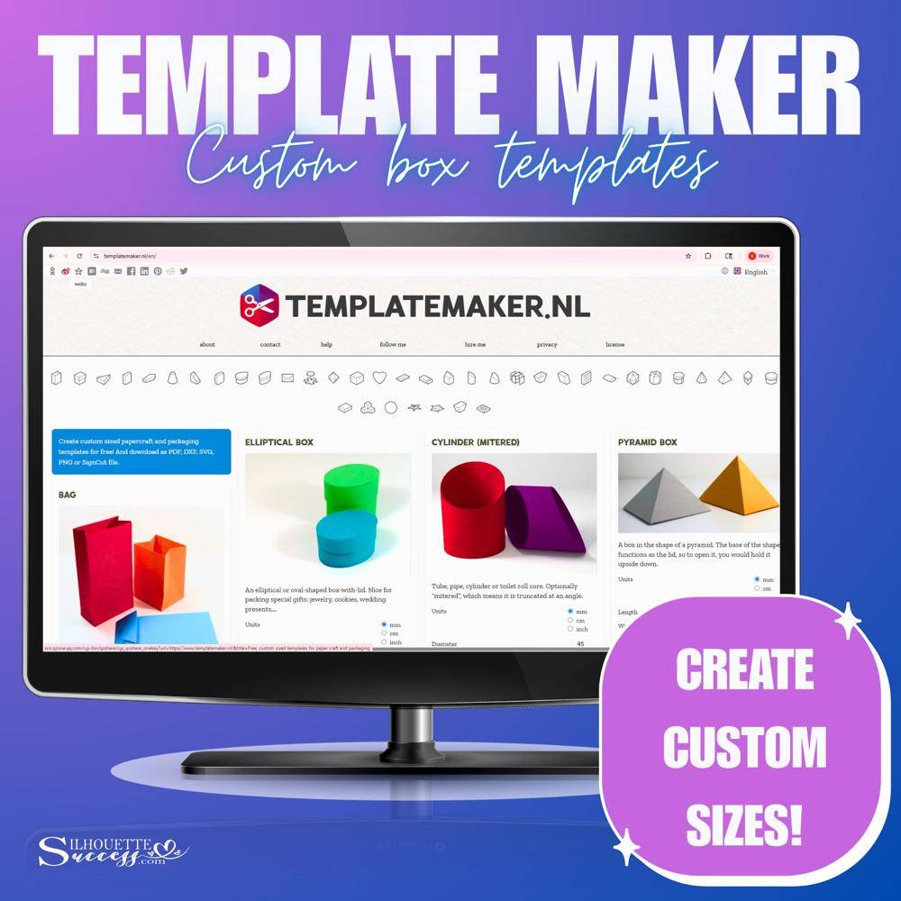 Customizable Papercraft Box Templates