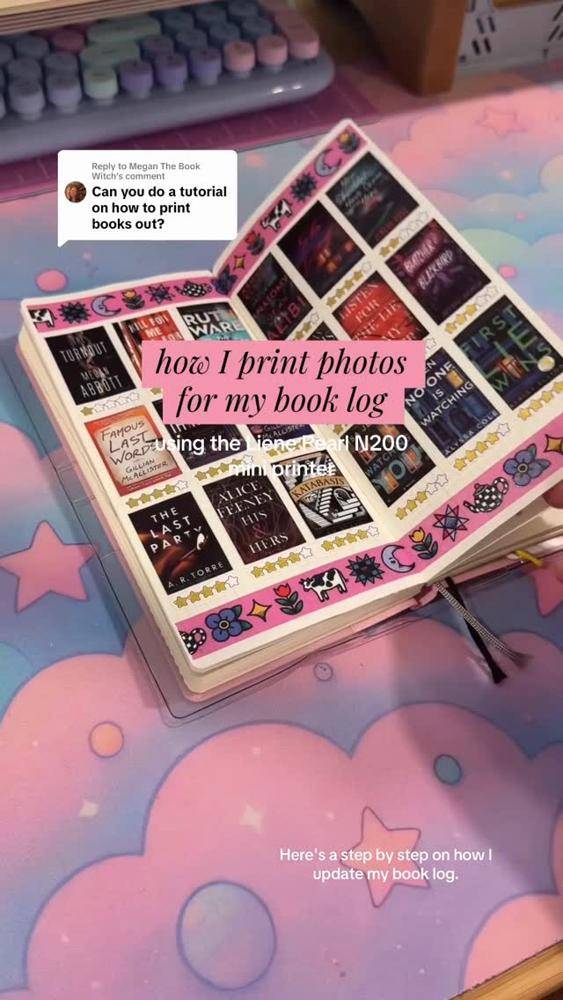 Cute Mini Book Cover Journal Pages