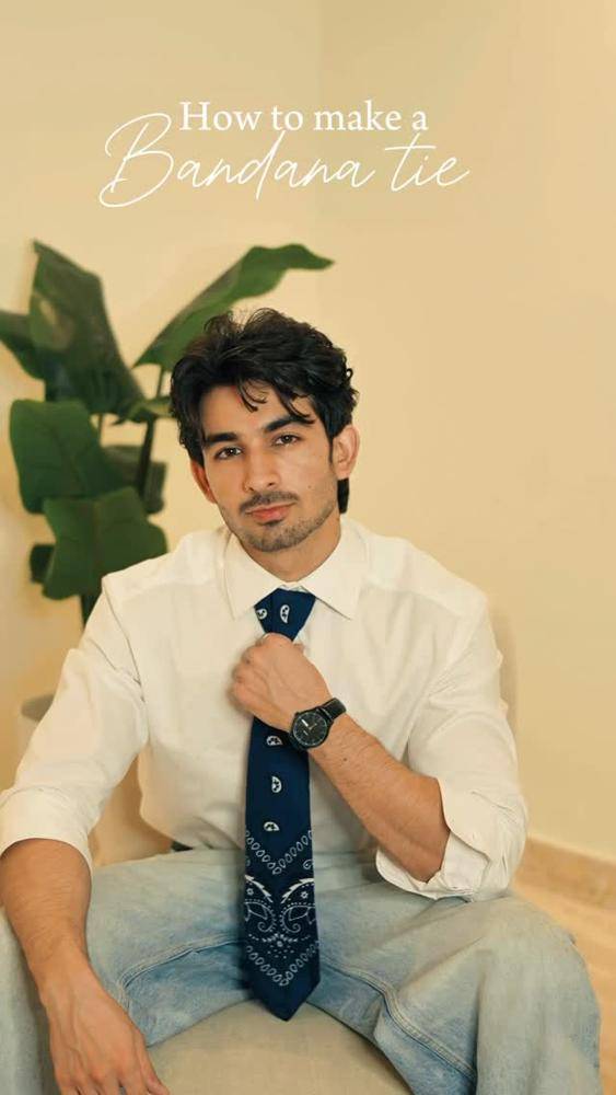 DIY Bandana Tie Tutorial