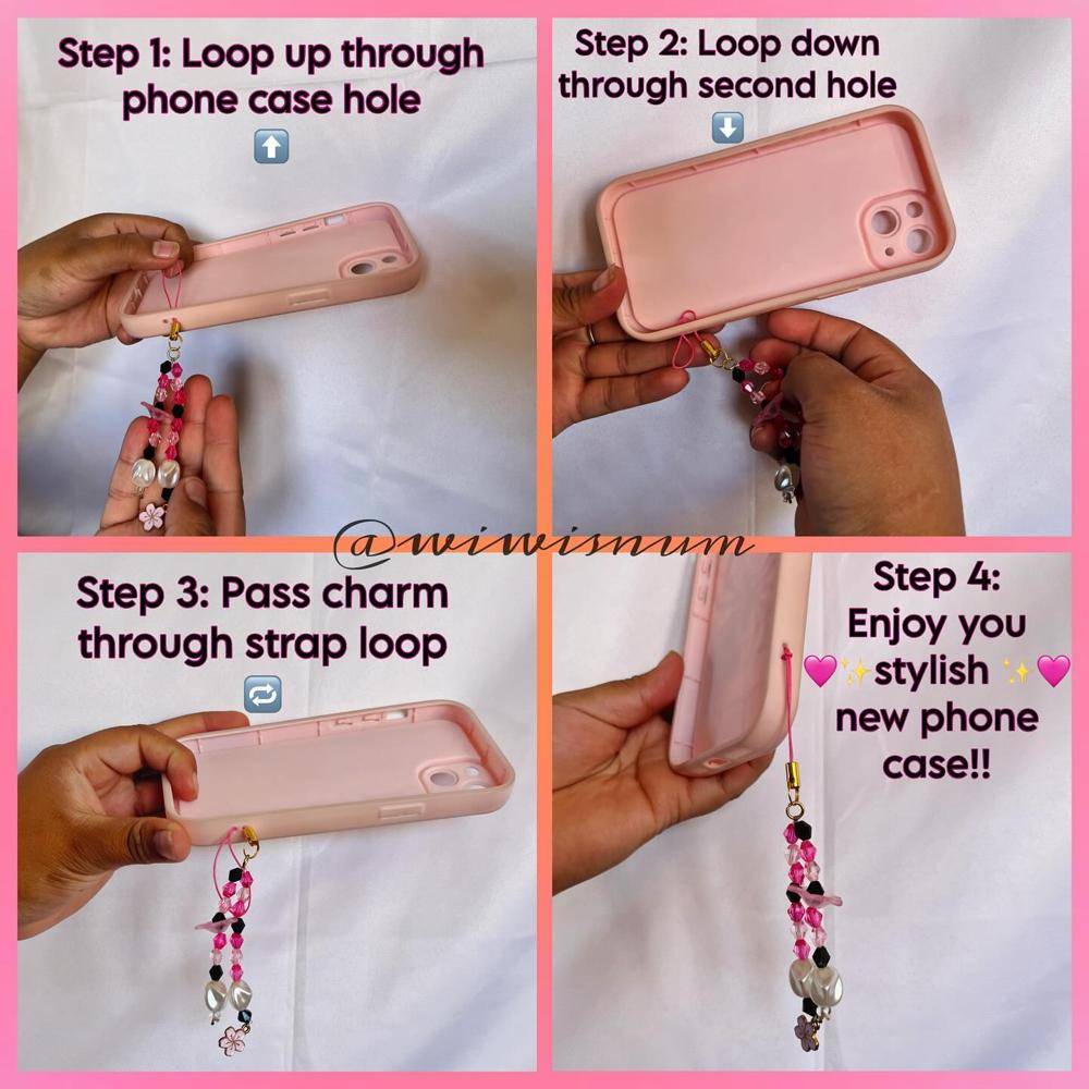 DIY Beaded Phone Charm Tutorial