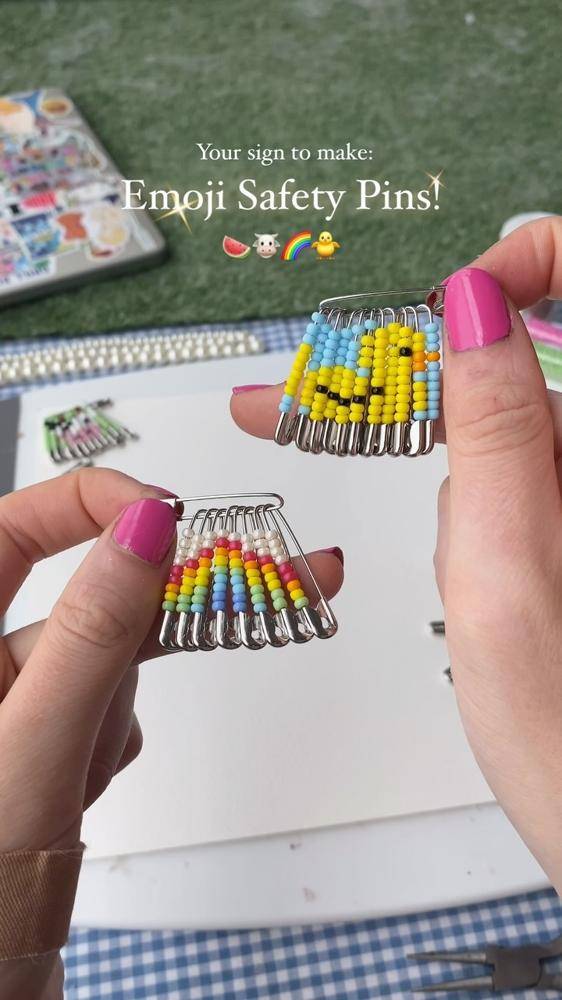 DIY Beaded Safety Pin Creations