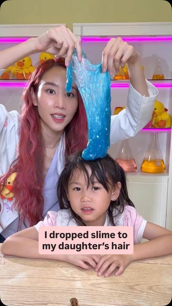 DIY Blue Glitter Slime Fun