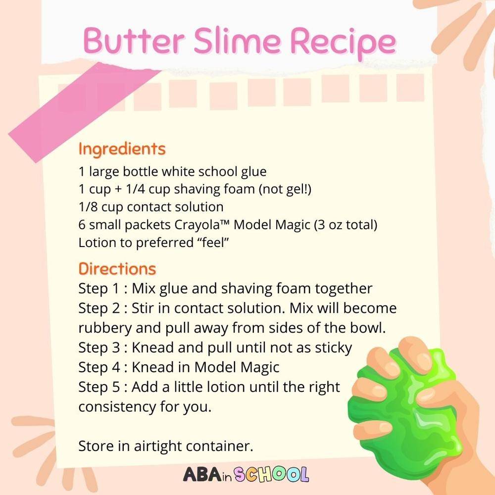 DIY Butter Slime Recipe