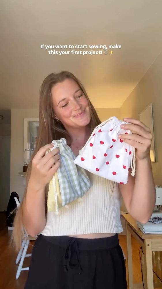 DIY Drawstring Pouches for Beginners