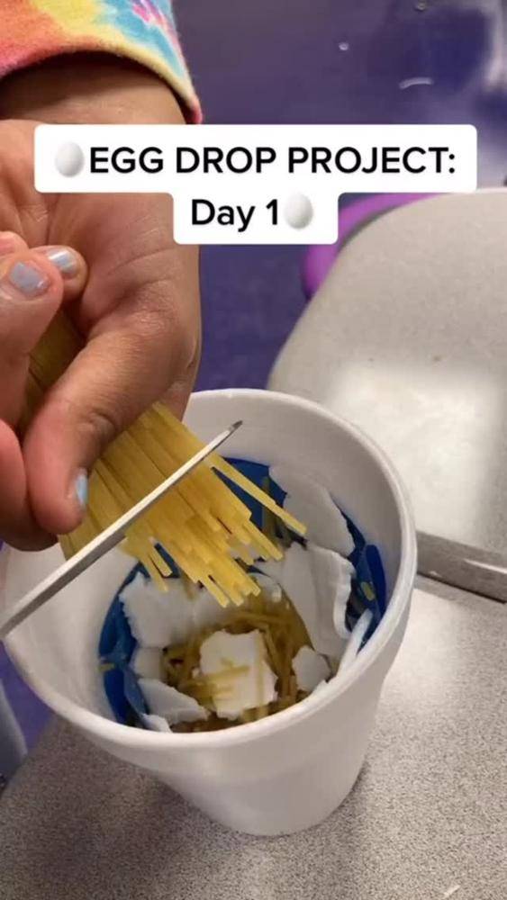DIY Egg Drop Challenge Construction
