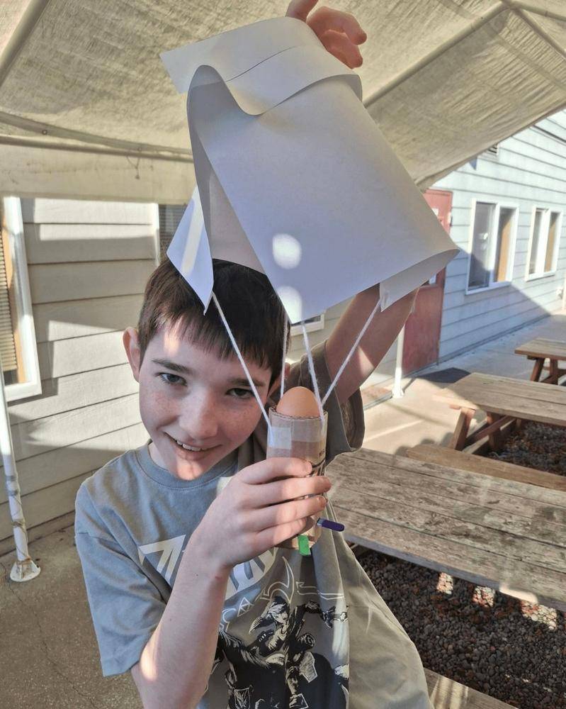 DIY Egg Drop Challenge Parachute
