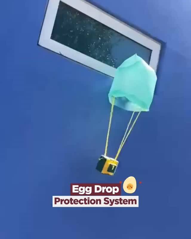 DIY Egg Drop Parachute System