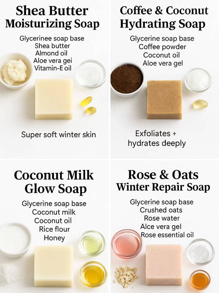 DIY Melt and Pour Soaps with Natural Ingredients