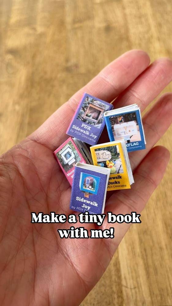 DIY Miniature Book Cover Craft