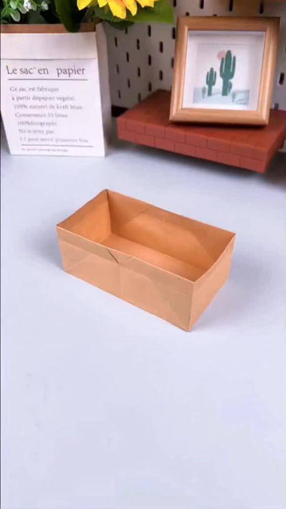 DIY Origami Paper Box Tutorial