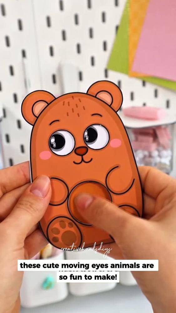 DIY Paper Toy with Moving Eyes