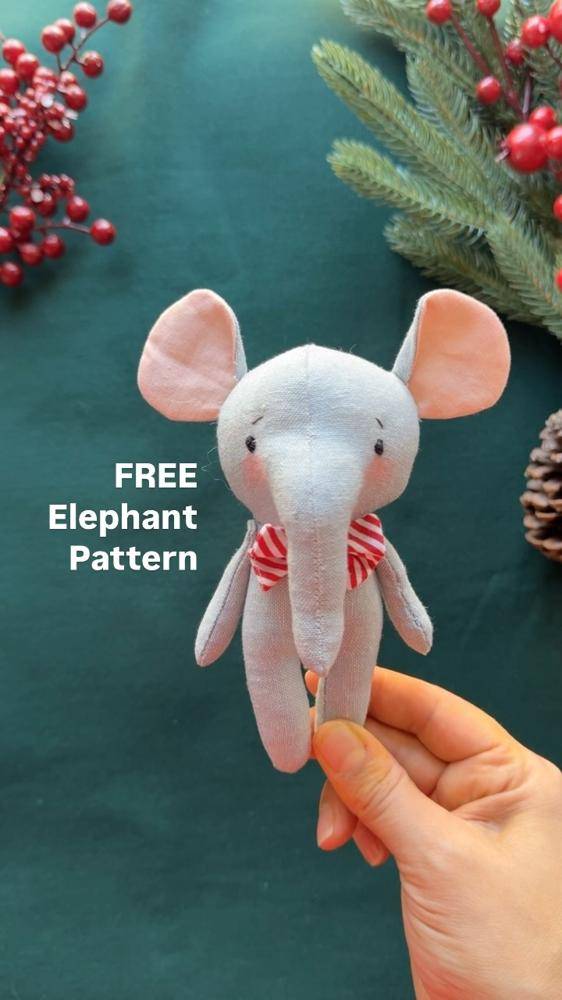 DIY Stuffed Elephant Toy Project