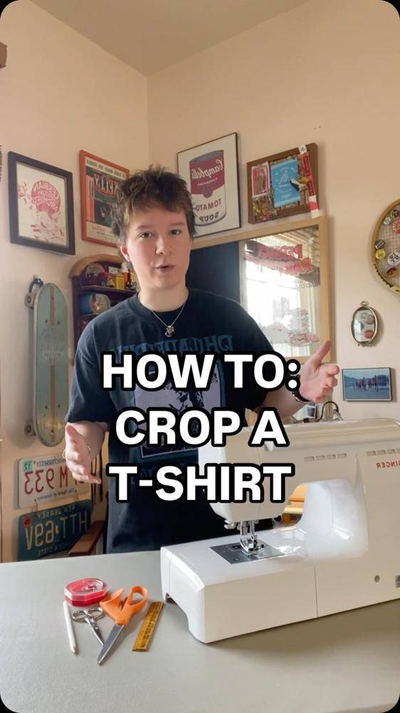 DIY T-Shirt Cropping Tutorial