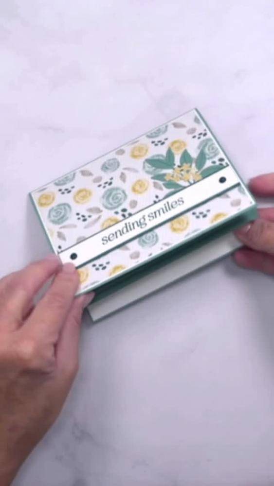 Delicate Floral Fold Card Project