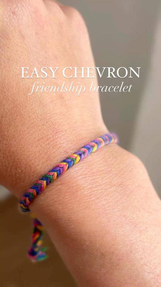 Easy Chevron Friendship Bracelet