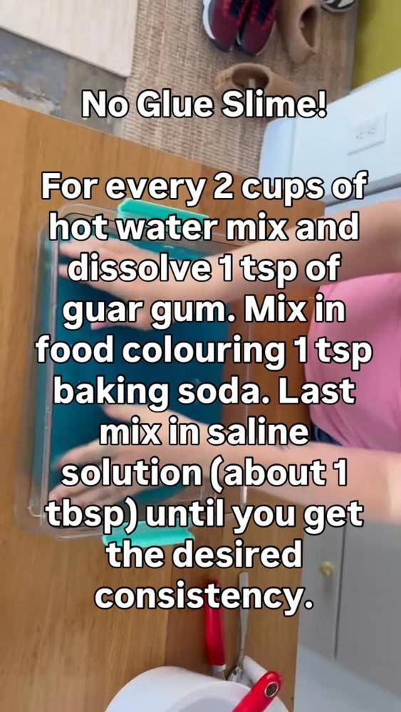 Easy No-Glue Slime Recipe
