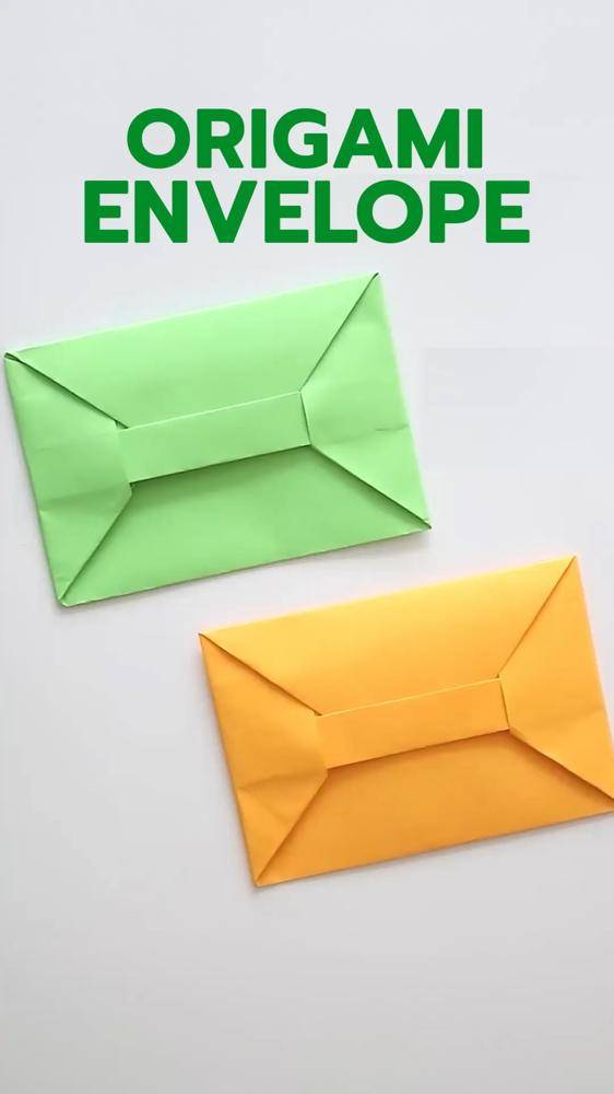 Easy Origami Envelope Tutorial